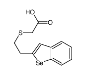 2-[2-(1-benzoselenophen-2-yl)ethylsulfanyl]acetic acid Structure