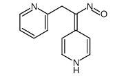 2-[2-nitroso-2-(1H-pyridin-4-ylidene)ethyl]pyridine Structure