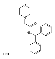 Morpholinoessigsaeure-<α-phenyl-benzyl-amid> Hydrochlorid结构式