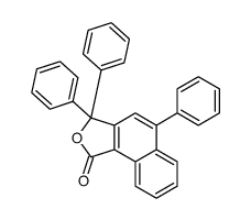 3,3,5-triphenylbenzo[g][2]benzofuran-1-one Structure
