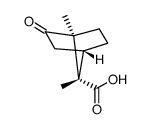 (+/-)-2-oxo-bornanoic acid-(8) Structure