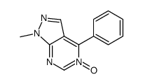 1-methyl-5-oxido-4-phenylpyrazolo[3,4-d]pyrimidin-5-ium Structure