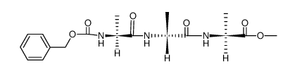 (PhCH2OC(O)-Ala-Ala-Ala-OMe) structure