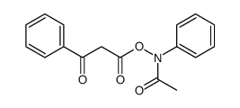 (N-acetylanilino) 3-oxo-3-phenylpropanoate结构式