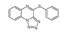 4-phenylsulfanyltetrazolo[1,5-a]quinoxaline结构式