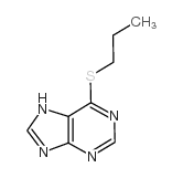 9H-Purine,6-(propylthio)-结构式