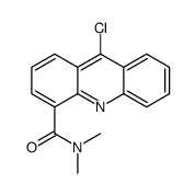 9-chloro-N,N-dimethylacridine-4-carboxamide结构式