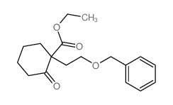 ethyl 2-oxo-1-(2-phenylmethoxyethyl)cyclohexane-1-carboxylate Structure