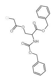 benzyl 3-(2-chloroacetyl)oxy-2-(phenylmethoxycarbonylamino)propanoate Structure