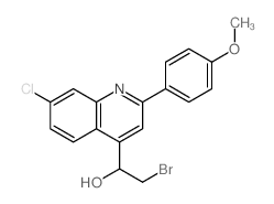 2-bromo-1-[7-chloro-2-(4-methoxyphenyl)quinolin-4-yl]ethanol picture