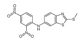 N-(2,4-dinitrophenyl)-2-methylsulfanyl-1,3-benzothiazol-6-amine Structure