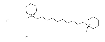 1-methyl-1-[10-(1-methylpiperidin-1-ium-1-yl)decyl]piperidin-1-ium,diiodide结构式