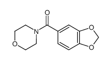 MORPHOLINE, 4-PIPERONYLOYL-结构式