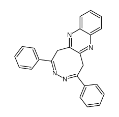 2,5-diphenyl-1,6-dihydrodiazocino[5,6-b]quinoxaline结构式