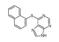 6-naphthalen-1-ylsulfanyl-7H-purine Structure