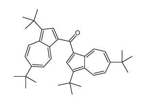 bis(3,6-ditert-butylazulen-1-yl)methanone Structure