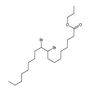 propyl 9,10-dibromooctadecanoate Structure