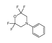 2,2,6,6-tetrafluoro-4-phenylmorpholine结构式