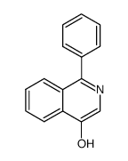 1-phenyl-4-isoquinolinol结构式