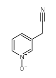 3-Pyridineacetonitrile,1-oxide Structure