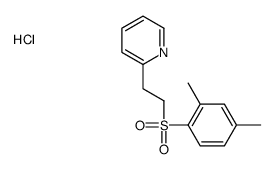 2-[2-(2,4-dimethylphenyl)sulfonylethyl]pyridine,hydrochloride结构式