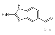 Ethanone, 1-(2-amino-1H-benzimidazol-5-yl)- (9CI) structure