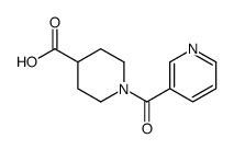 1-(pyridine-3-carbonyl)piperidine-4-carboxylic acid Structure