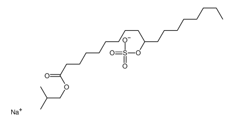 sodium 1-(2-methylpropyl) 10-(sulphooxy)octadecanoate picture