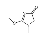 4H-Imidazol-4-one,1,5-dihydro-1-methyl-2-(methylthio)-(9CI)结构式