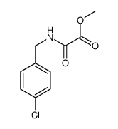 methyl 2-[(4-chlorophenyl)methylamino]-2-oxoacetate结构式