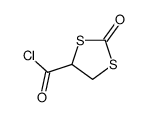 1,3-Dithiolane-4-carbonyl chloride, 2-oxo- (9CI)结构式