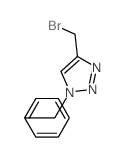 1-benzyl-4-(bromomethyl)triazole结构式