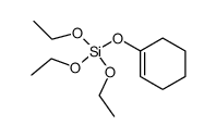 1-triethoxysilyloxycycloheptene Structure