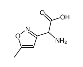 3-Isoxazoleaceticacid,-alpha--amino-5-methyl-(6CI,9CI)结构式
