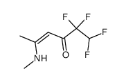 1,1,2,2-tetrafluoro-5-(N-methylamino)-hex-4-en-3-one Structure