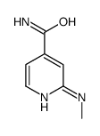 4-Pyridinecarboxamide,2-(methylamino)-(9CI) Structure