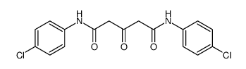 N,N'-bis(4-chlorophenyl)-3-oxopentanediamide Structure
