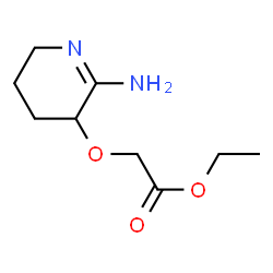 Acetic acid, [(2-amino-3,4,5,6-tetrahydro-3-pyridinyl)oxy]-, ethyl ester (9CI)结构式