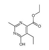 4-Pyrimidinecarboxylicacid,5-ethyl-1,6-dihydro-2-methyl-6-oxo-,ethylester(9CI)结构式