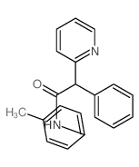 N-(4-methylphenyl)-2-phenyl-2-pyridin-2-yl-acetamide结构式