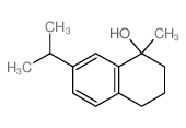 1-methyl-7-propan-2-yl-tetralin-1-ol结构式