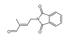 4-(1,3-dioxoisoindol-2-yl)-2-methylbut-2-enal Structure