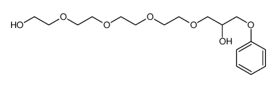 1-[2-[2-[2-(2-hydroxyethoxy)ethoxy]ethoxy]ethoxy]-3-phenoxypropan-2-ol结构式