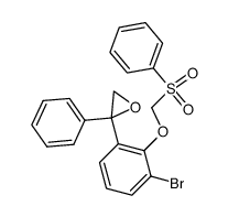 2-(3-bromo-2-((phenylsulfonyl)methoxy)phenyl)-2-phenyloxirane Structure