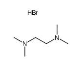 N,N,N',N'-tetramethylethylenediammonium dibromide Structure