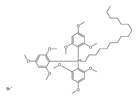 hexadecyl-tris(2,4,6-trimethoxyphenyl)phosphanium,bromide结构式