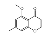 4H-1-Benzopyran-4-one, 5-Methoxy-7-Methyl-结构式