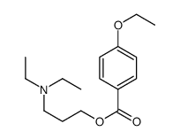 3-(diethylamino)propyl 4-ethoxybenzoate Structure