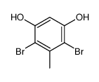 4,6-dibromo-5-methylresorcinol Structure