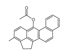 6-acetoxy-3-methylcholanthrene结构式